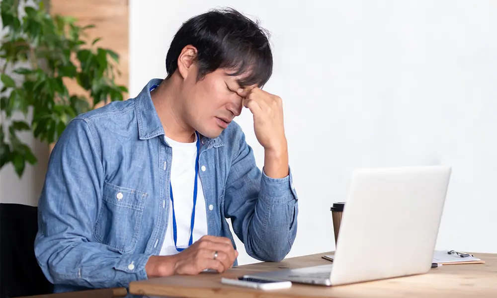 近距離作業で起こる症状への対策方法